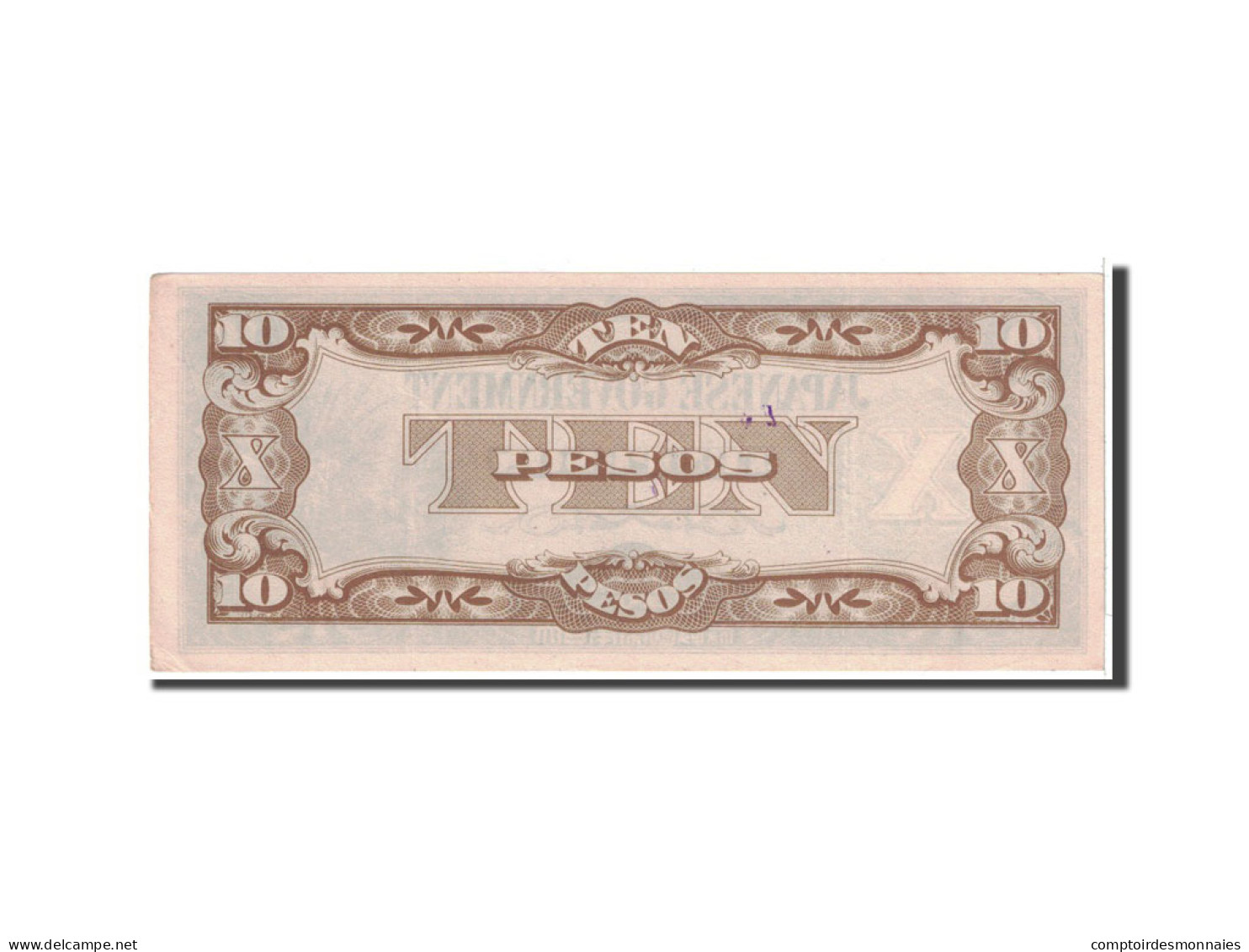 Billet, Philippines, 10 Pesos, 1942, Undated, KM:108b, SUP+ - Philippines