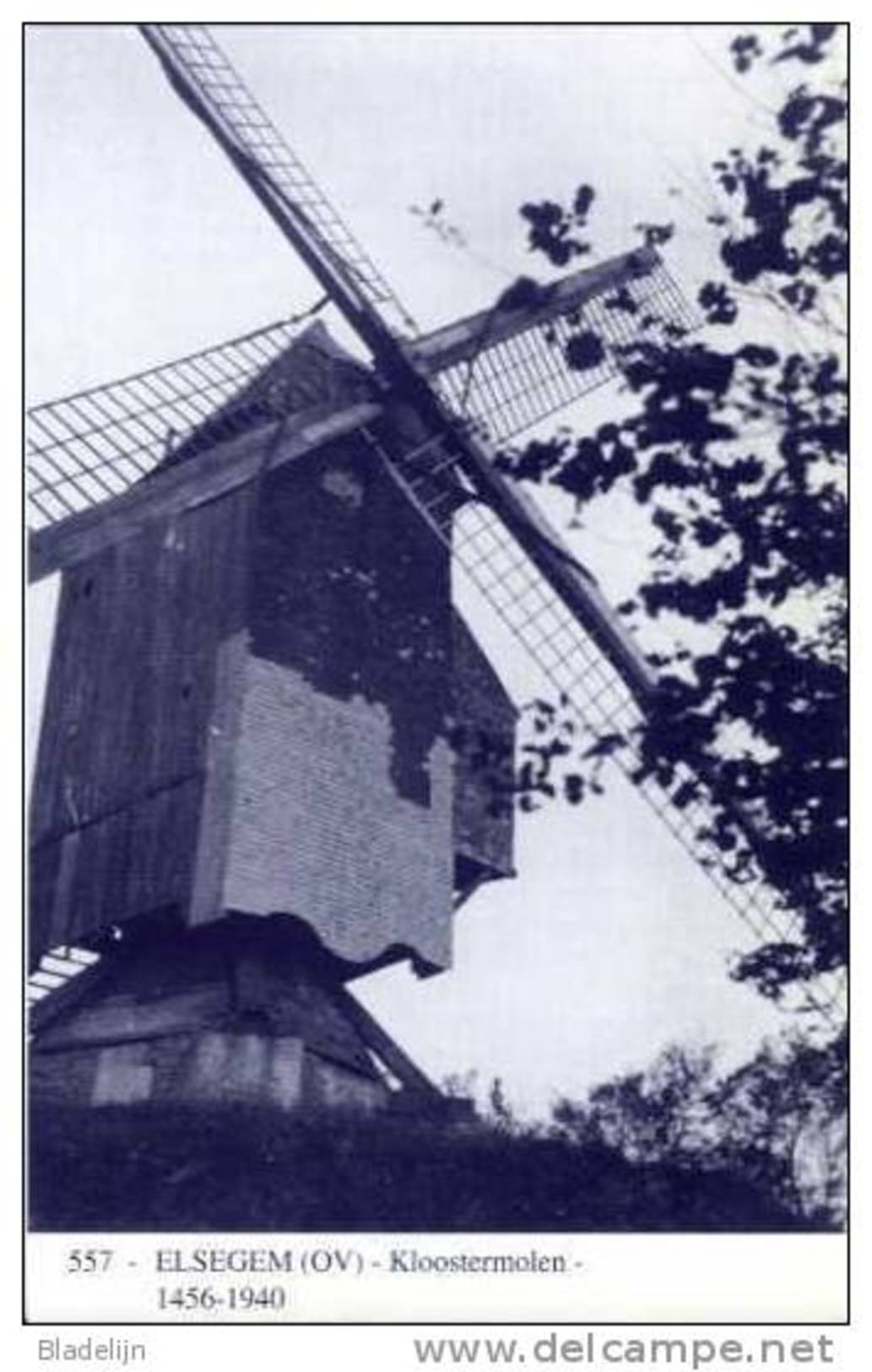 ELSEGEM / Wortegem-Petegem (O.Vl.) - Molen/moulin - Blauwe Postkaart Ons Molenheem Van De Verdwenen Kloostermolen - Wortegem-Petegem