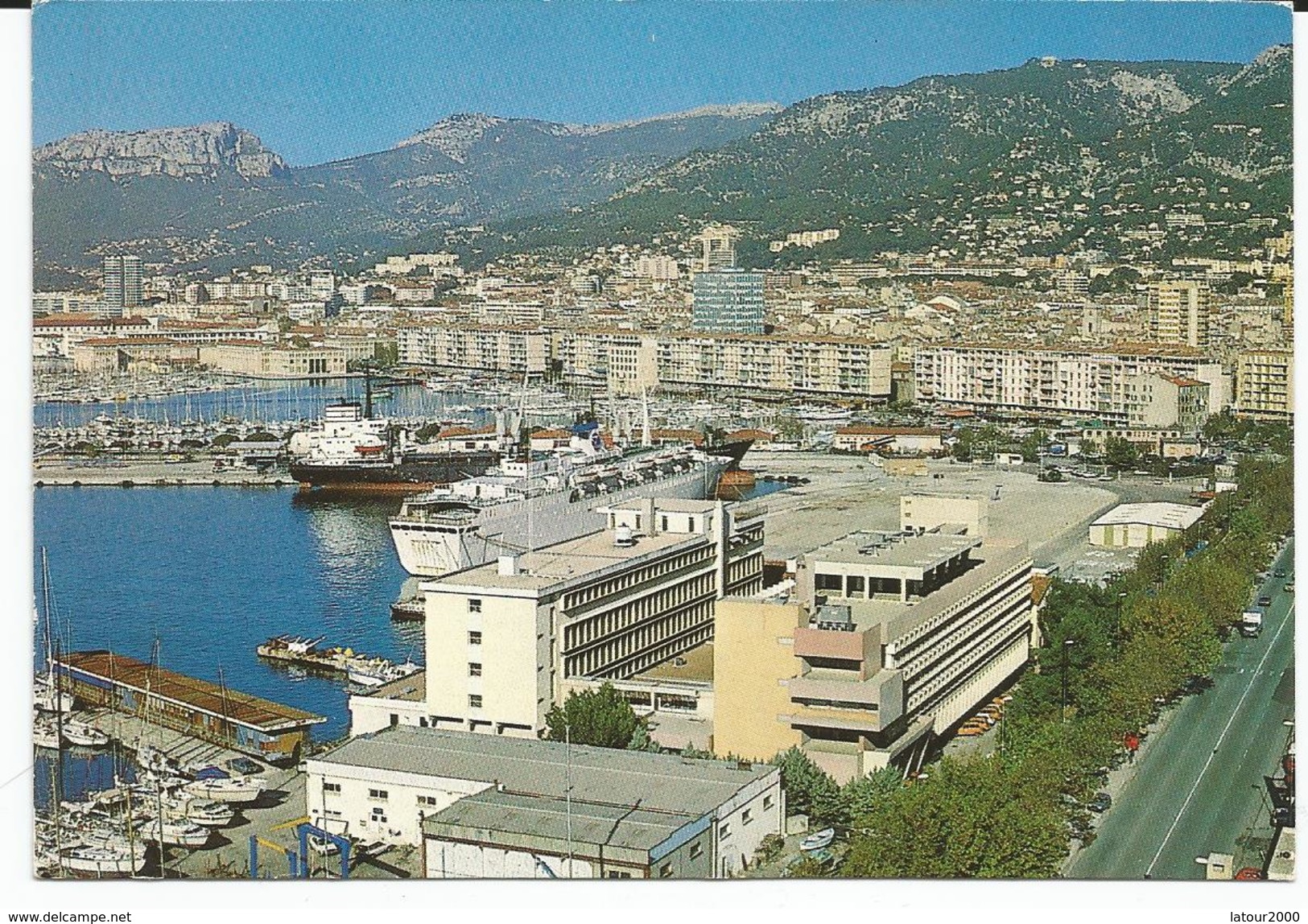 TOULON LE PORT AU SOLEIL DE LA COTE D AZUR  ECRT 1989 - Toulon