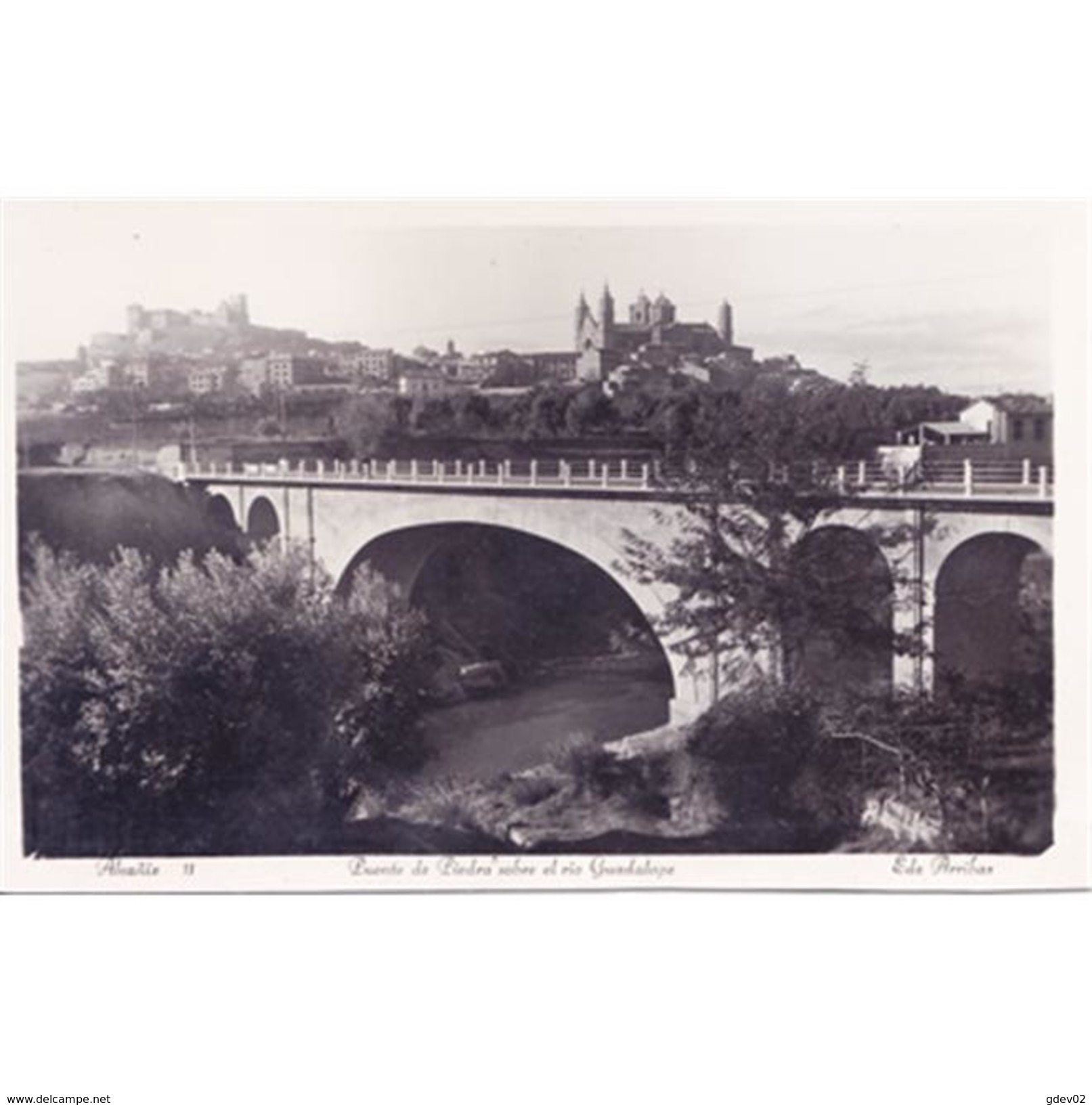 TRLTPA2661-LFTD9164.Tarjea Postal De TERUEL.Puente Sobre El RIO GUADALOPE Y VISTAS De  ALCAÑIZ - Teruel