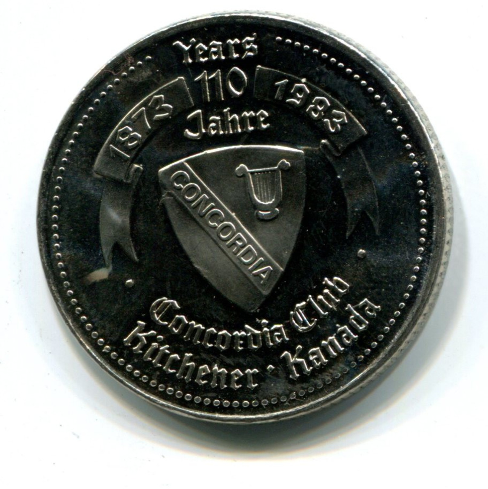 1983 KItchener-Waterloo Canada Oktoberfest $1 Token - Monetary /of Necessity