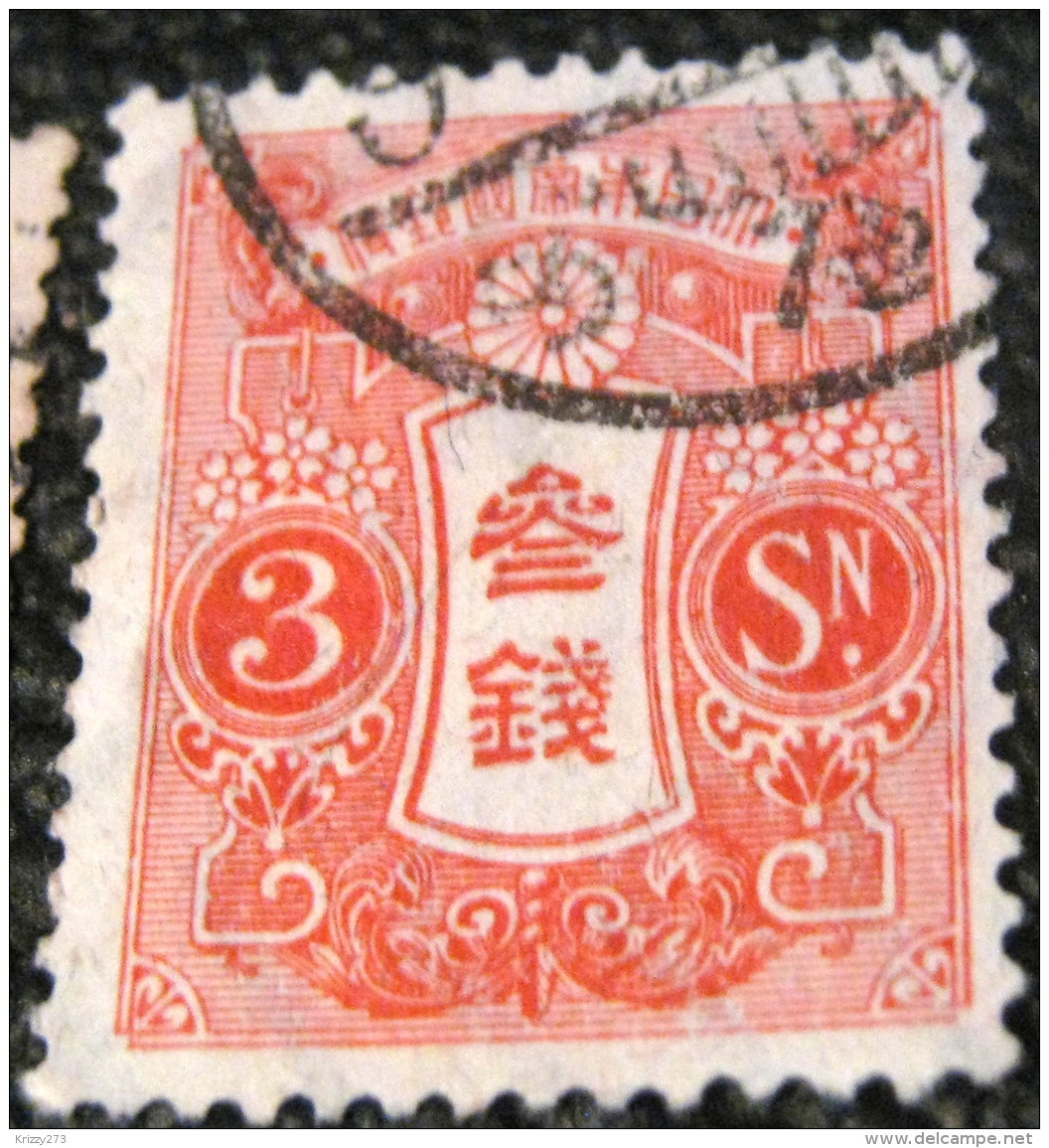 Japan 1913 Tazawa 3s - Used - Oblitérés