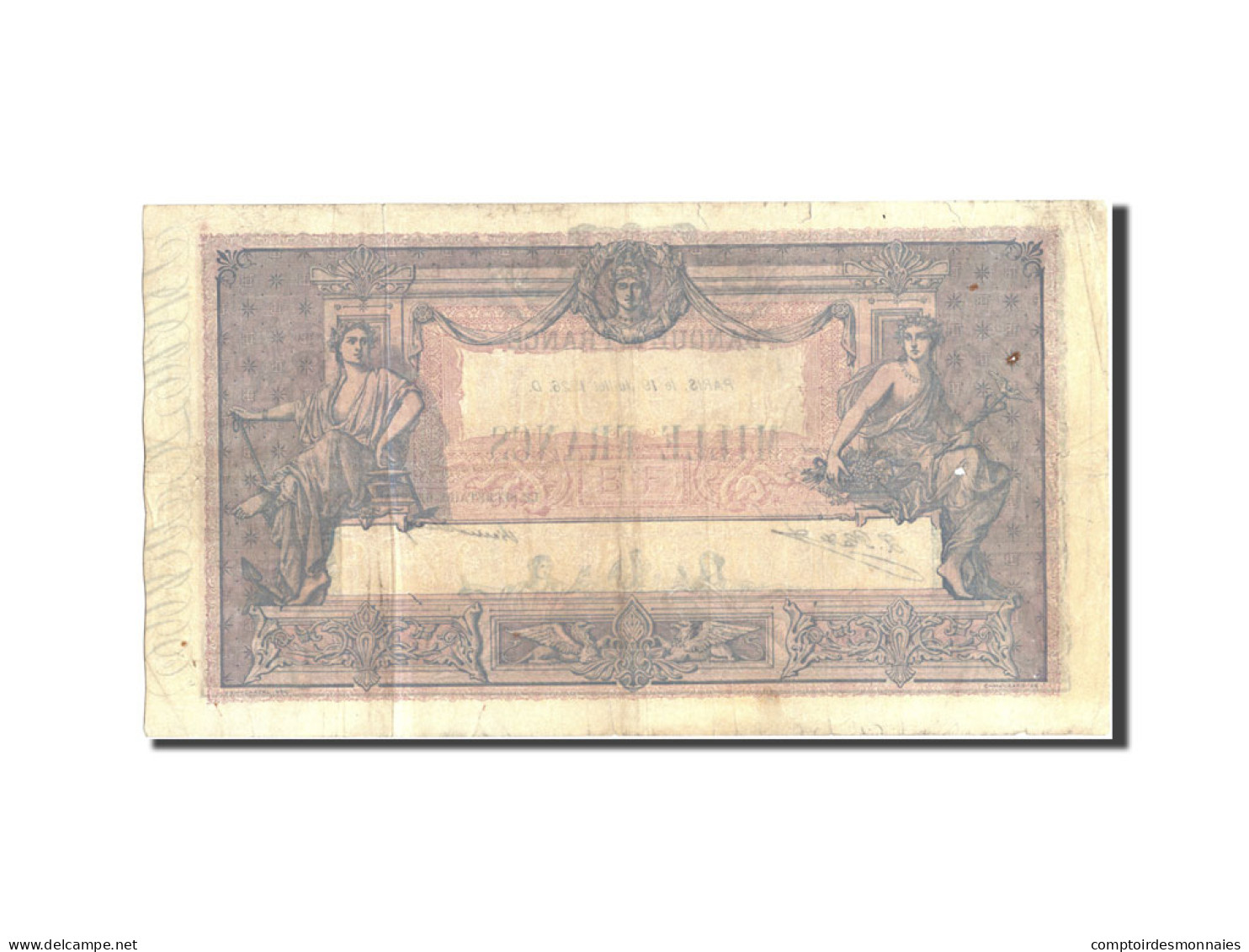 Billet, France, 1000 Francs, 1 000 F 1889-1926 ''Bleu Et Rose'', 1926 - 1 000 F 1889-1926 ''Bleu Et Rose''