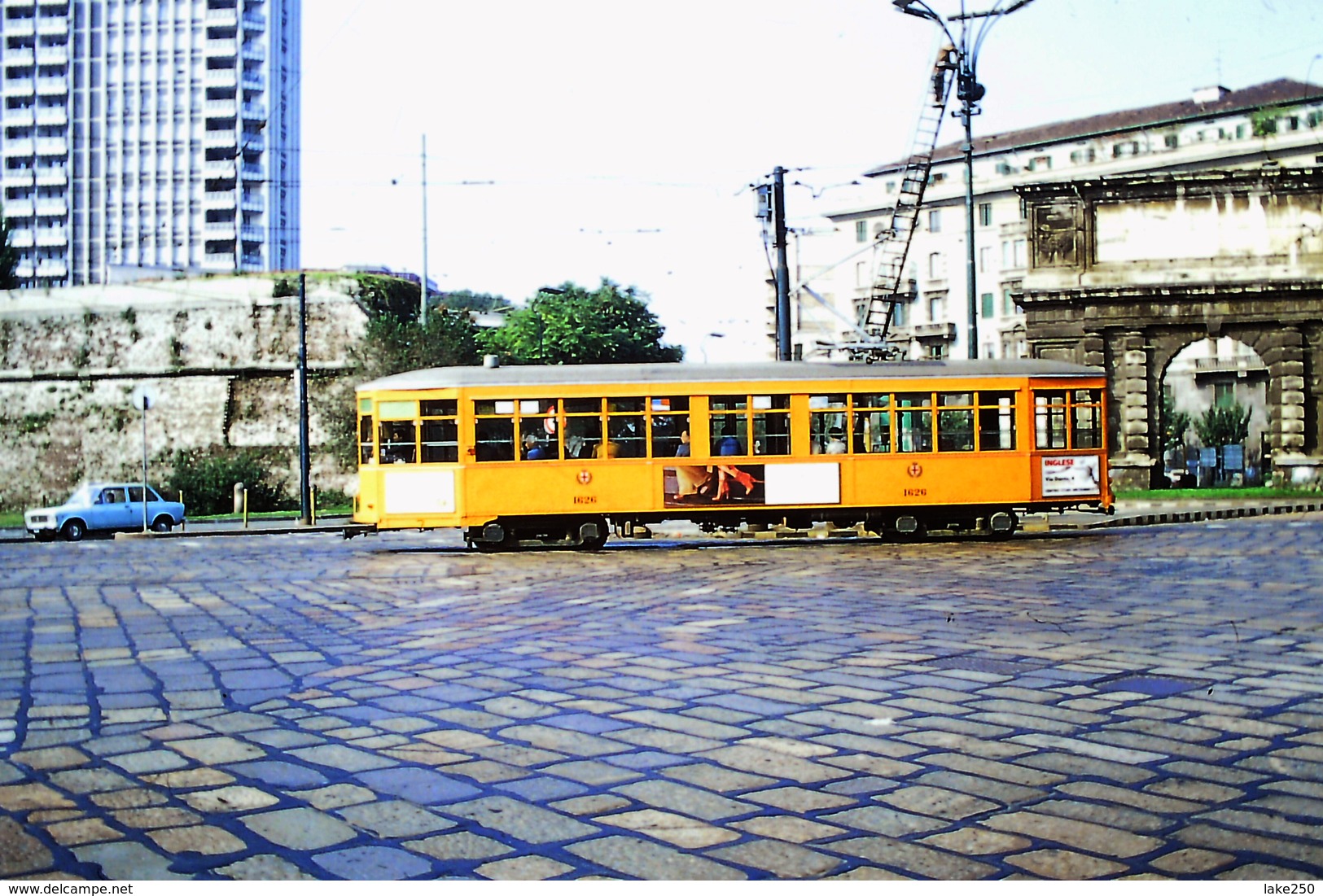 DIAPOSITIVA/SLIDE  TRAM ATM MILANO - Trains