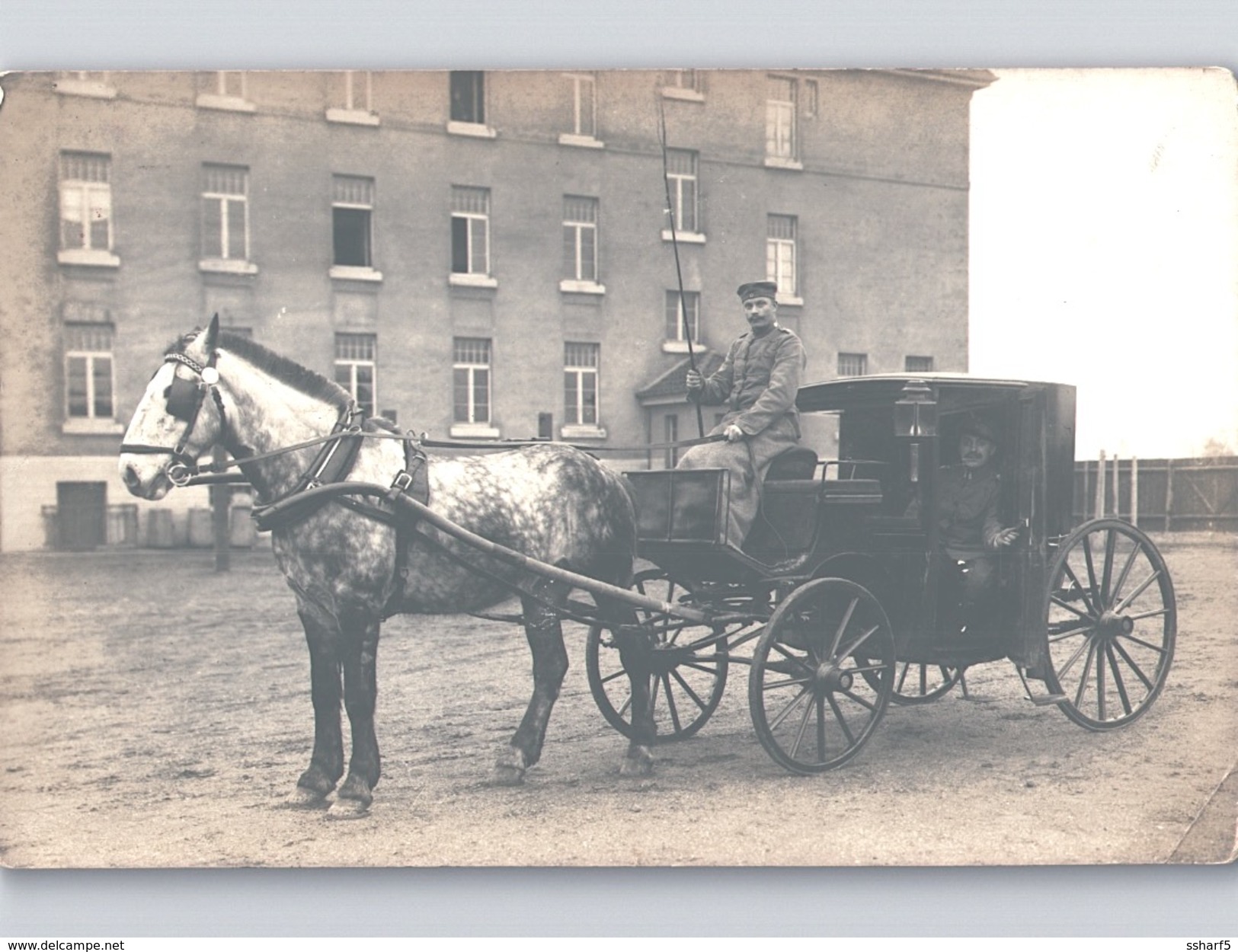 3 Deutsche Foto-AK Mit Pferdekutsche 3 Cpa Avec Chevaux 3 GERMAN RPPC With HORSE CARRIAGES WWI C. 1915 - Pferde