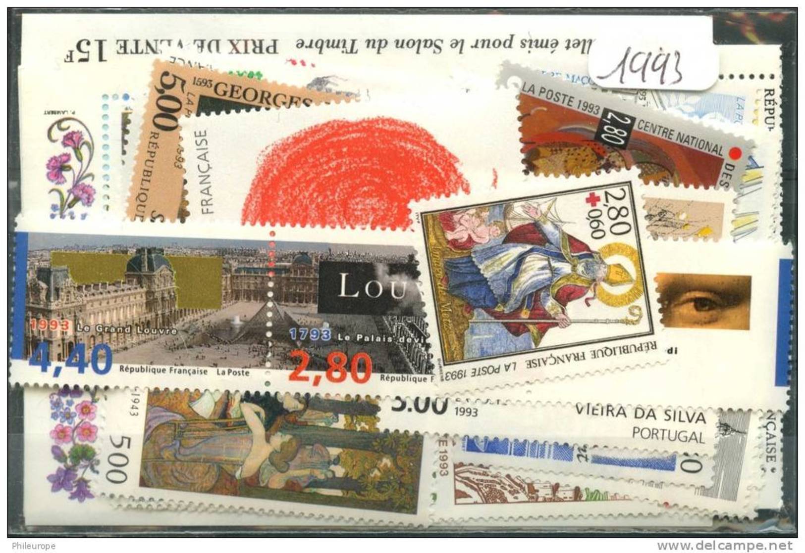France  Années Completes Neuves ** Luxe 1993 (66 Timbres) - 1990-1999