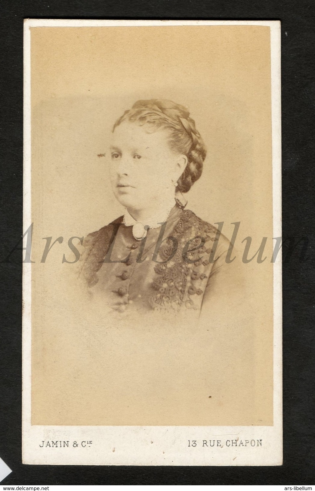 Photo-carte De Visite / CDV / Femme / Woman / 2 Scans / Photo Jamin / Paris - Anciennes (Av. 1900)
