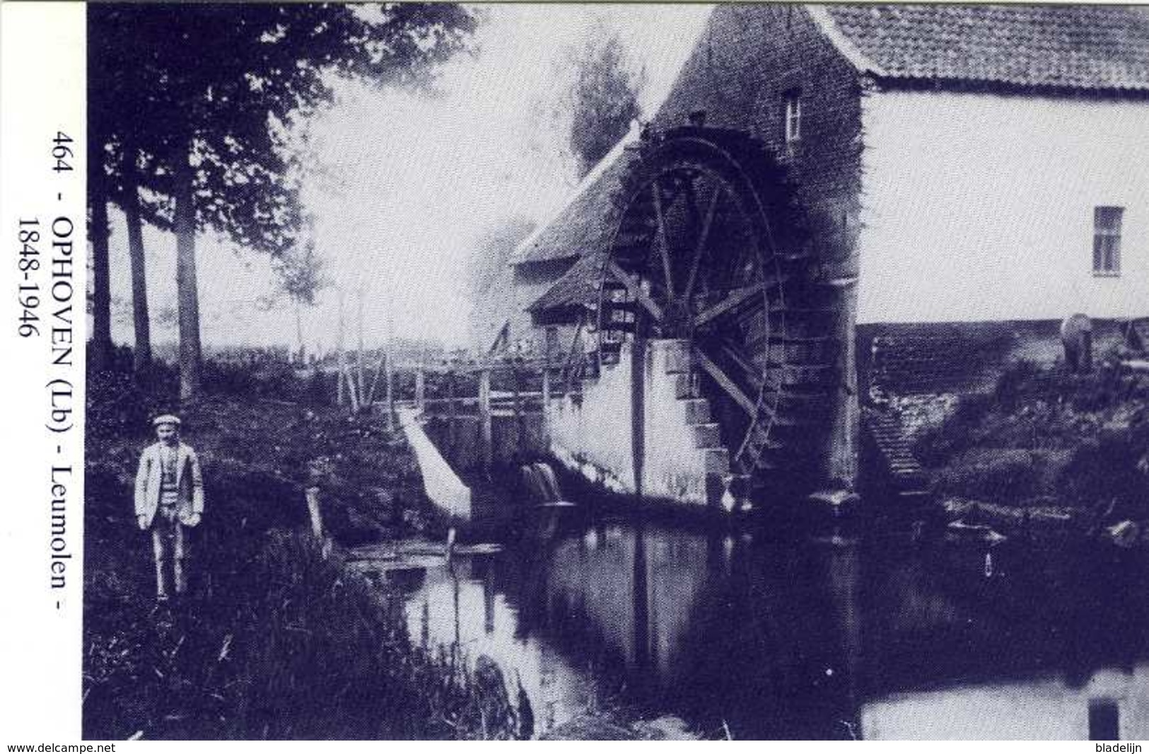 OPHOVEN Bij Kinrooi (Limburg) - Molen/moulin - Blauwe Prentkaart Ons Molenheem Van Molen Verbeek (naar Zeer Oude Foto) - Kinrooi