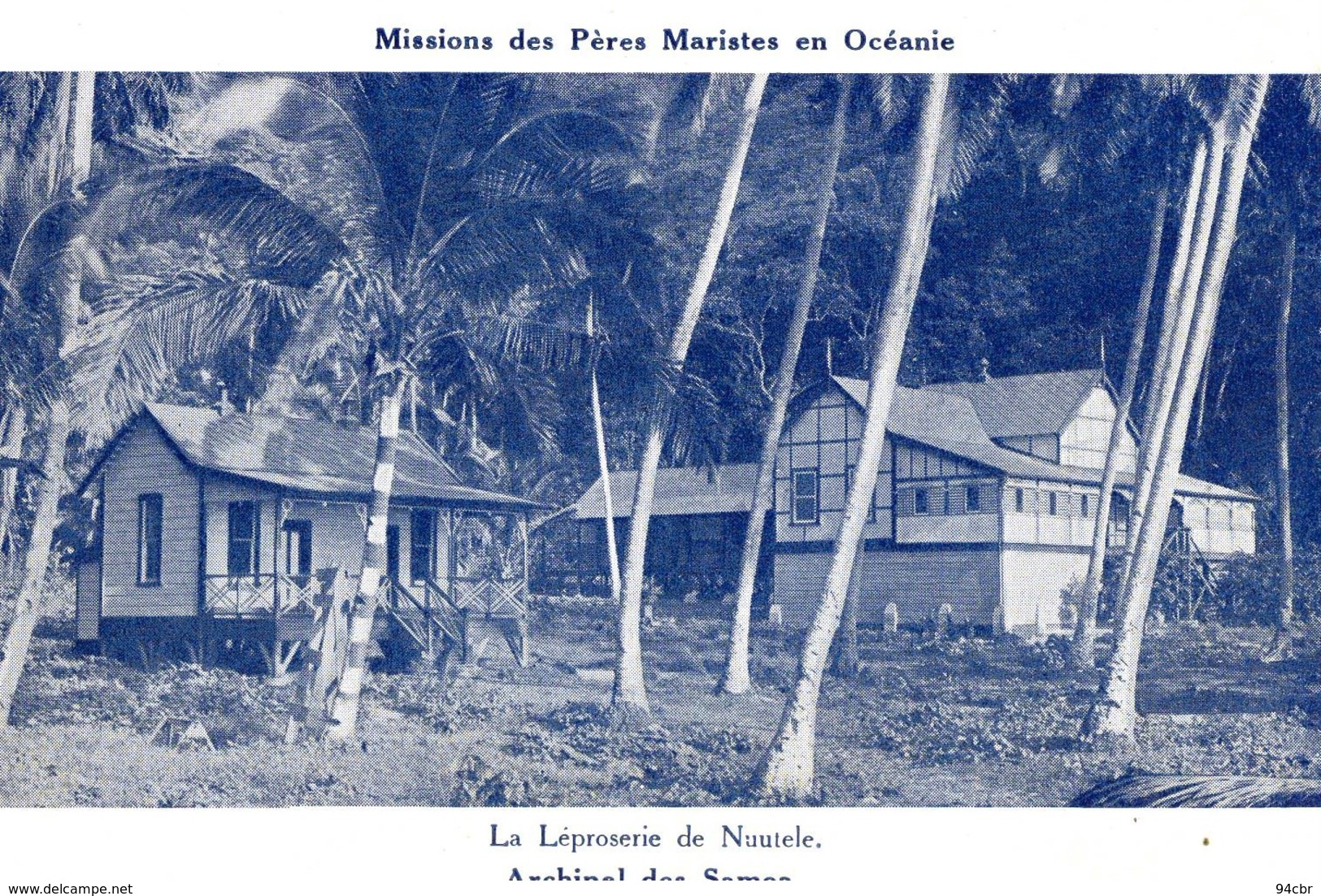 CPA ( Oceanie) ILES SAMOA   La Leproserie De Nuutele - Samoa