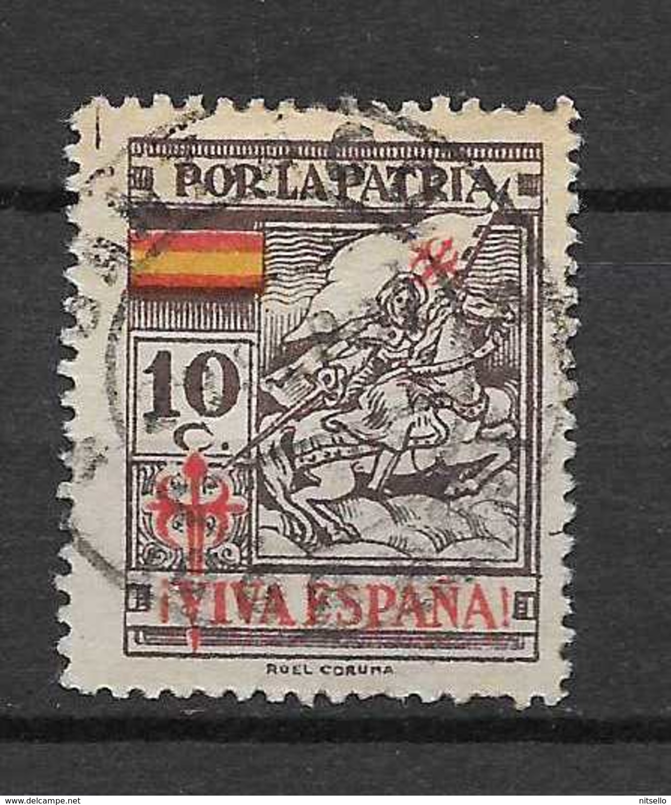 LOTE 2190   ///  (C030) ESPAÑA  -  GUERRA CIVIL  -  LA CORUÑA - Vignettes De La Guerre Civile