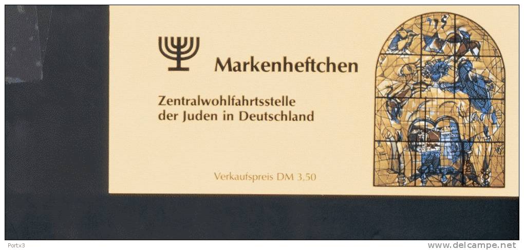 SM - Heftchen ZWST  Der Juden Mit 5 X Michel Nr. 729 Berlin Weihnachten   Postfrisch (J102) - Libretti