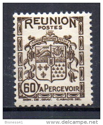 3/ Reunion Taxe N° 22  Neuf XX MNH Cote : 1,50 €    (Album 11) - Postage Due