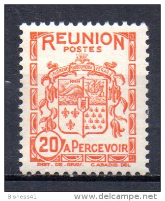 3/ Reunion Taxe N° 19  Neuf XX MNH Cote : 0,60 €    (Album 11) - Postage Due