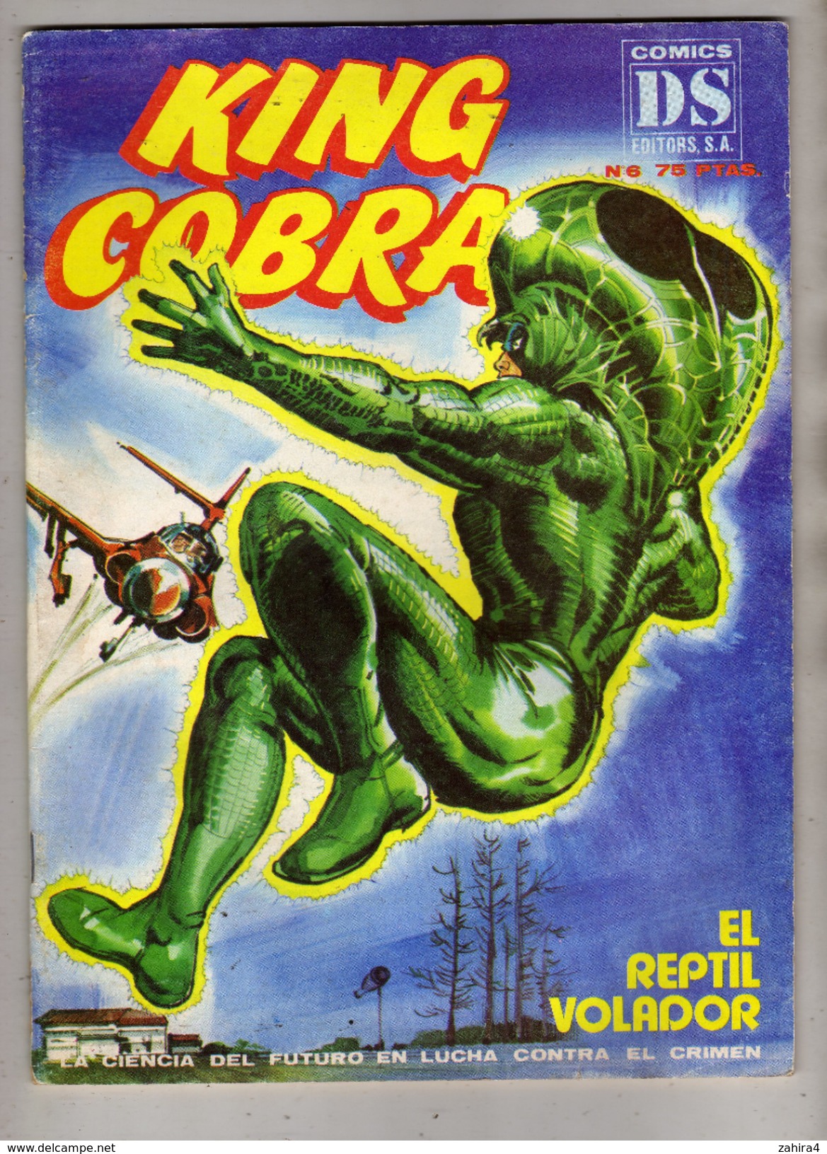King Cobra - N° 6 - El Reptil Volador-La Espada Del Samurai-Morgyn El Poderoso-Huck Mc Fee-El Valle Del Terror - Manga