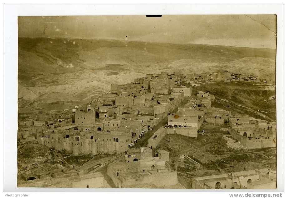 Syrie Sous Mandat Millitaire Français Deir EzZor ? Vue Aerienne Ancienne Photo 1928 - War, Military