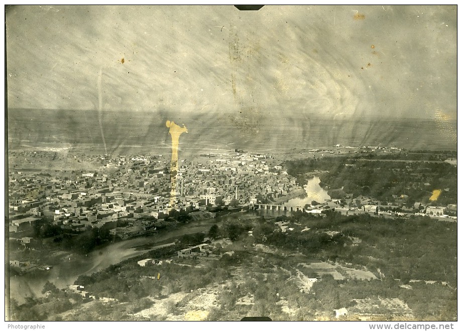 Syrie Sous Mandat Millitaire Français Deir EzZor Vue Aerienne Ancienne Photo 1928 - War, Military