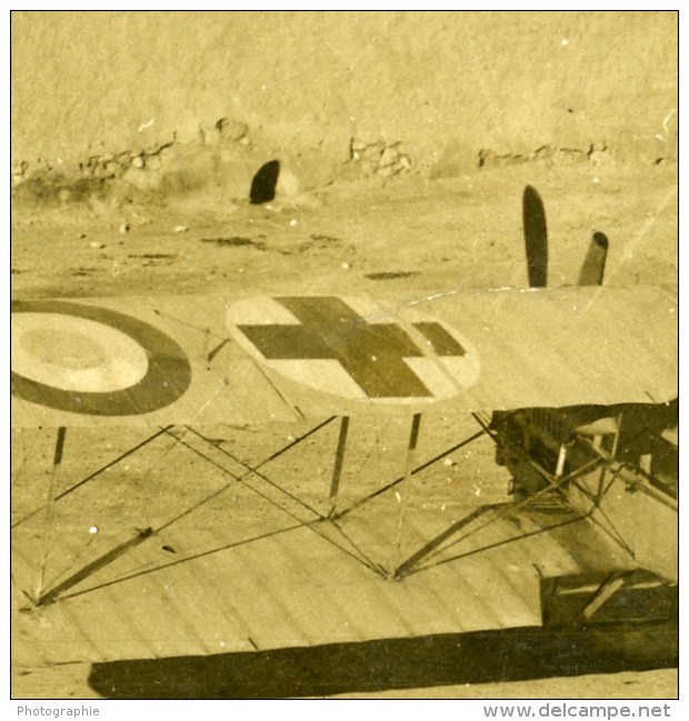 Syrie Sous Mandat Français Deir EzZor Camp D'Aviation Militaire Breguet Ancienne Photo 1928 - War, Military