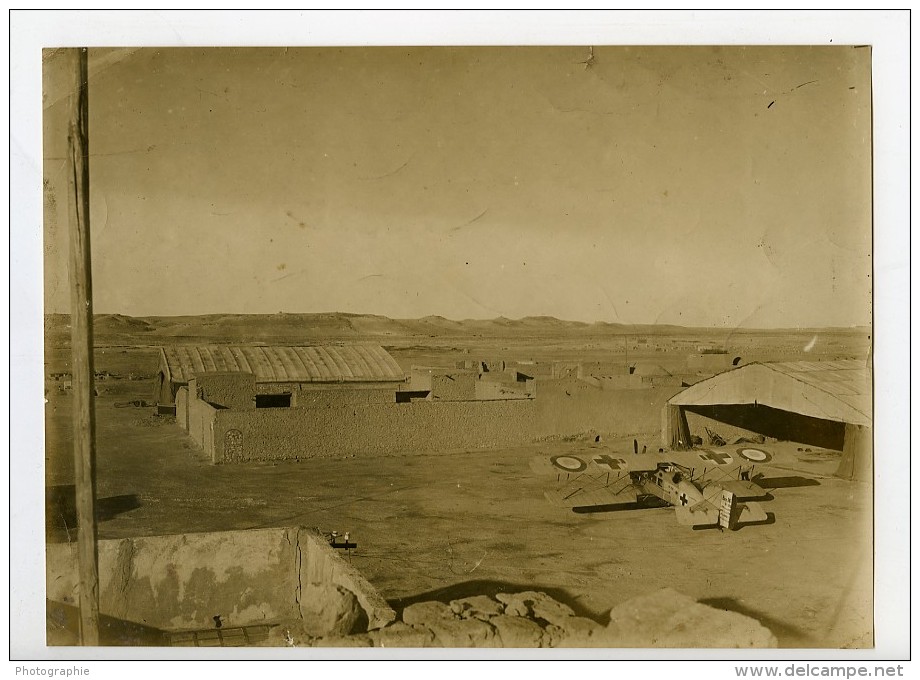 Syrie Sous Mandat Français Deir EzZor Camp D'Aviation Militaire Breguet Ancienne Photo 1928 - War, Military