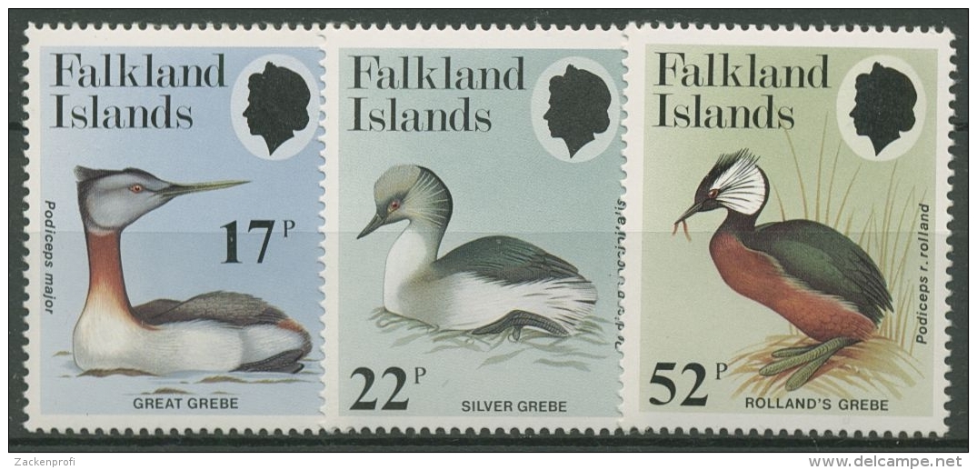 Falkland-Inseln 1984 Seetaucher 412/14 Postfrisch - Falkland Islands