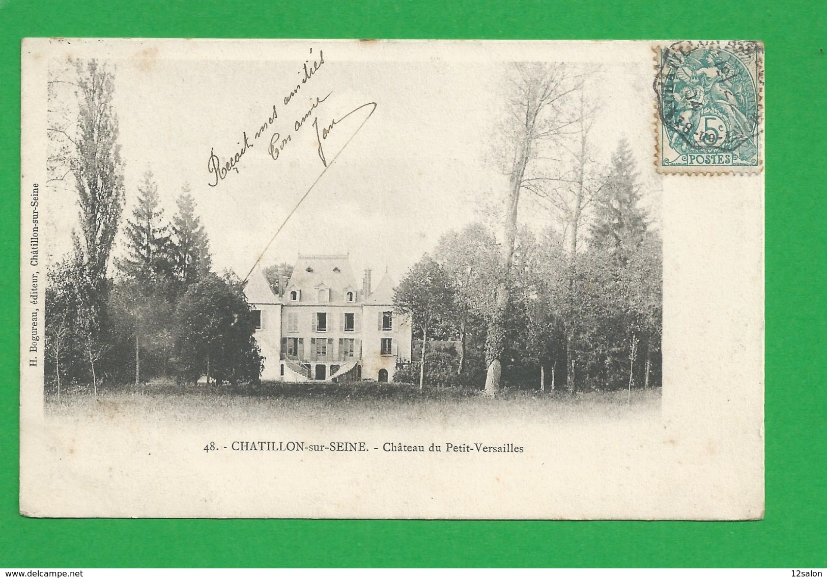 CPA FRANCE CHATILLON SUR SEINE Chateau Du Petit Versailles - Chatillon Sur Seine