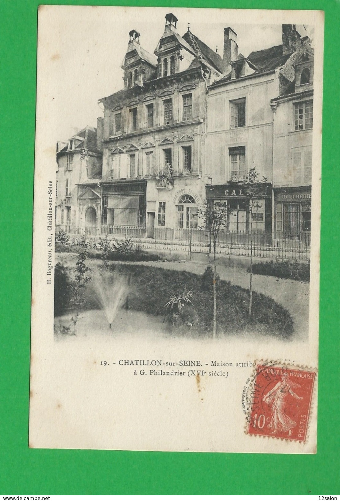 CPA FRANCE CHATILLON SUR SEINE Maison Philandrier - Chatillon Sur Seine
