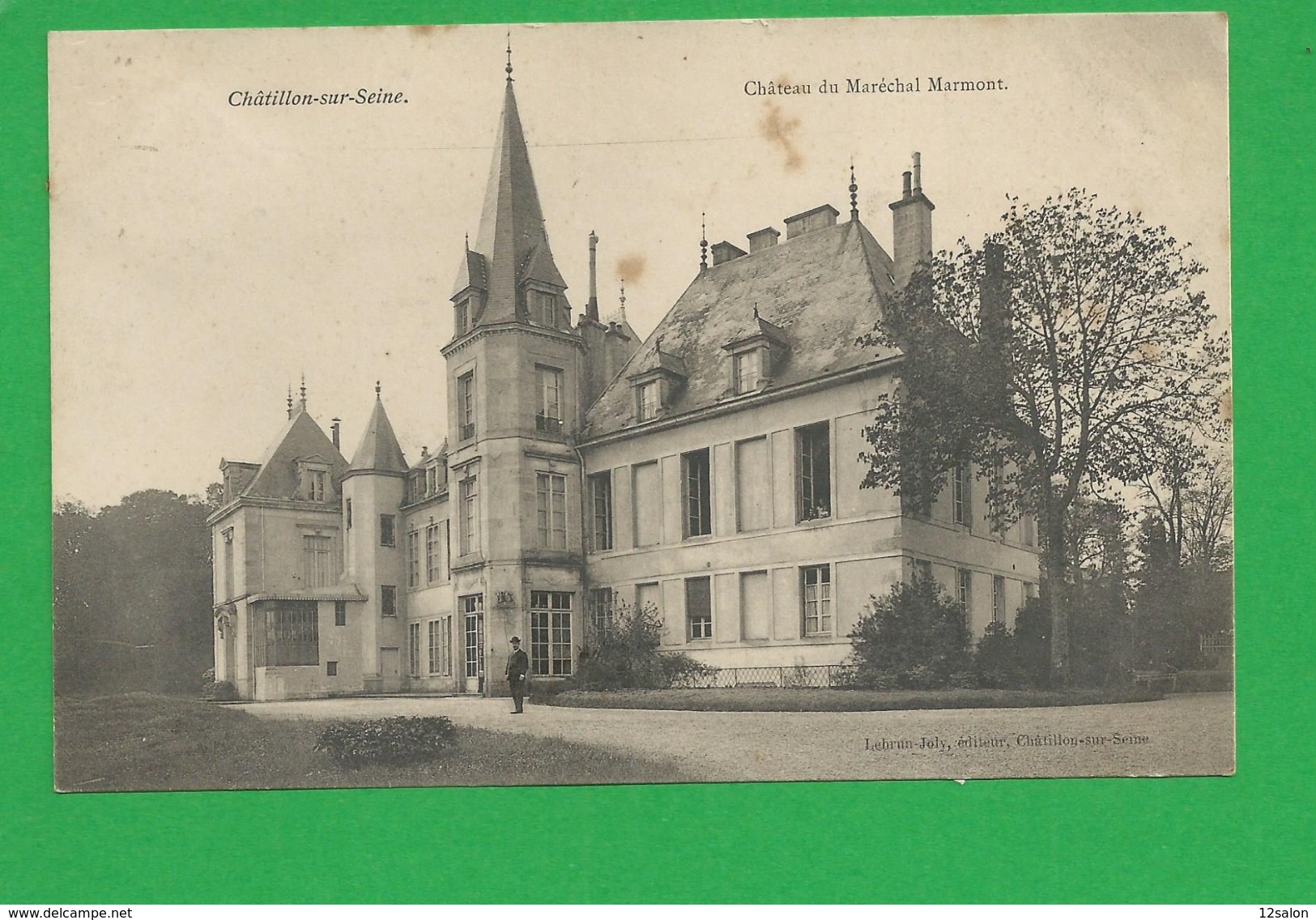 CPA FRANCE CHATILLON SUR SEINE Chateau Du Maréchal Marmont - Chatillon Sur Seine