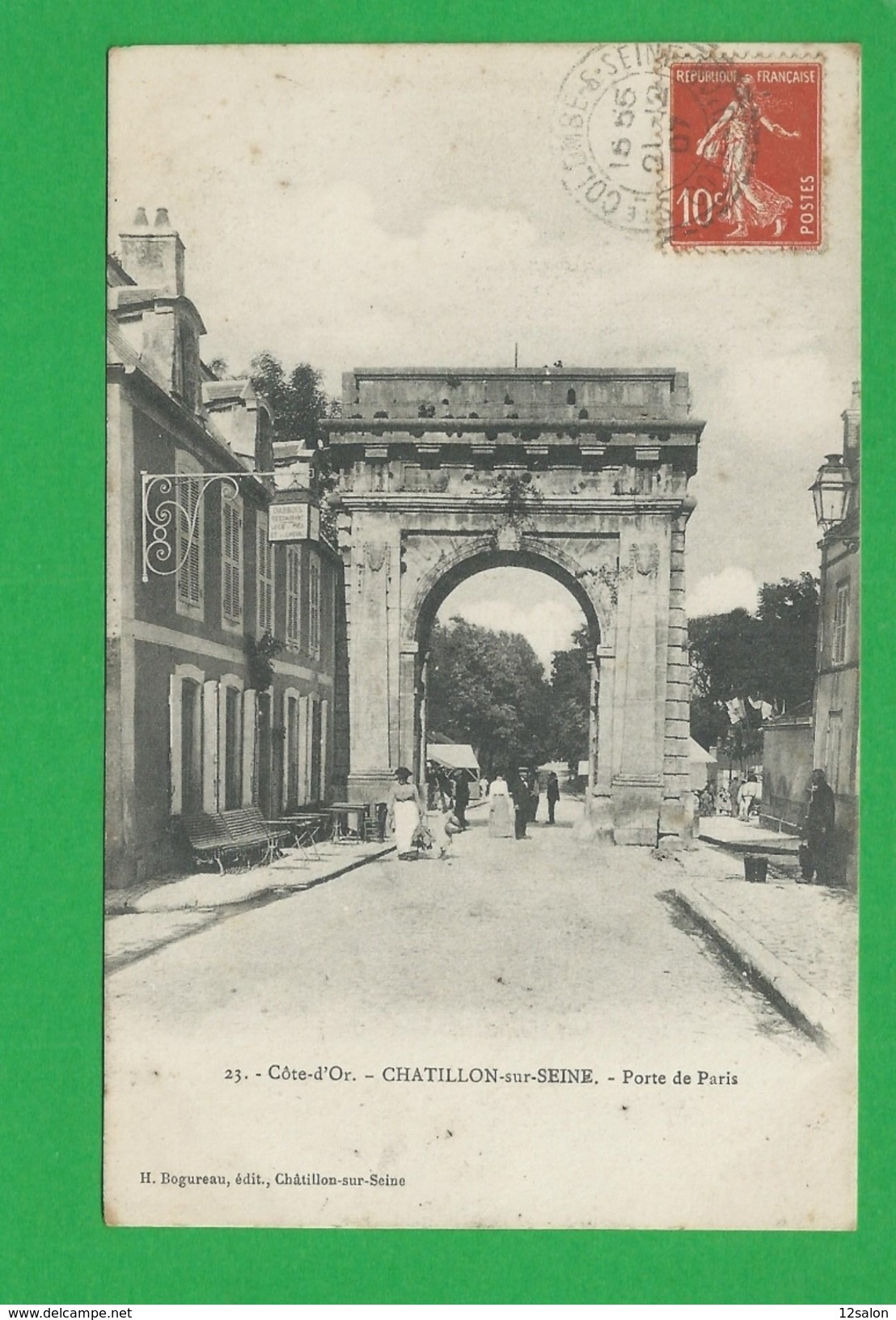 CPA FRANCE CHATILLON SUR SEINE Porte De Paris - Chatillon Sur Seine