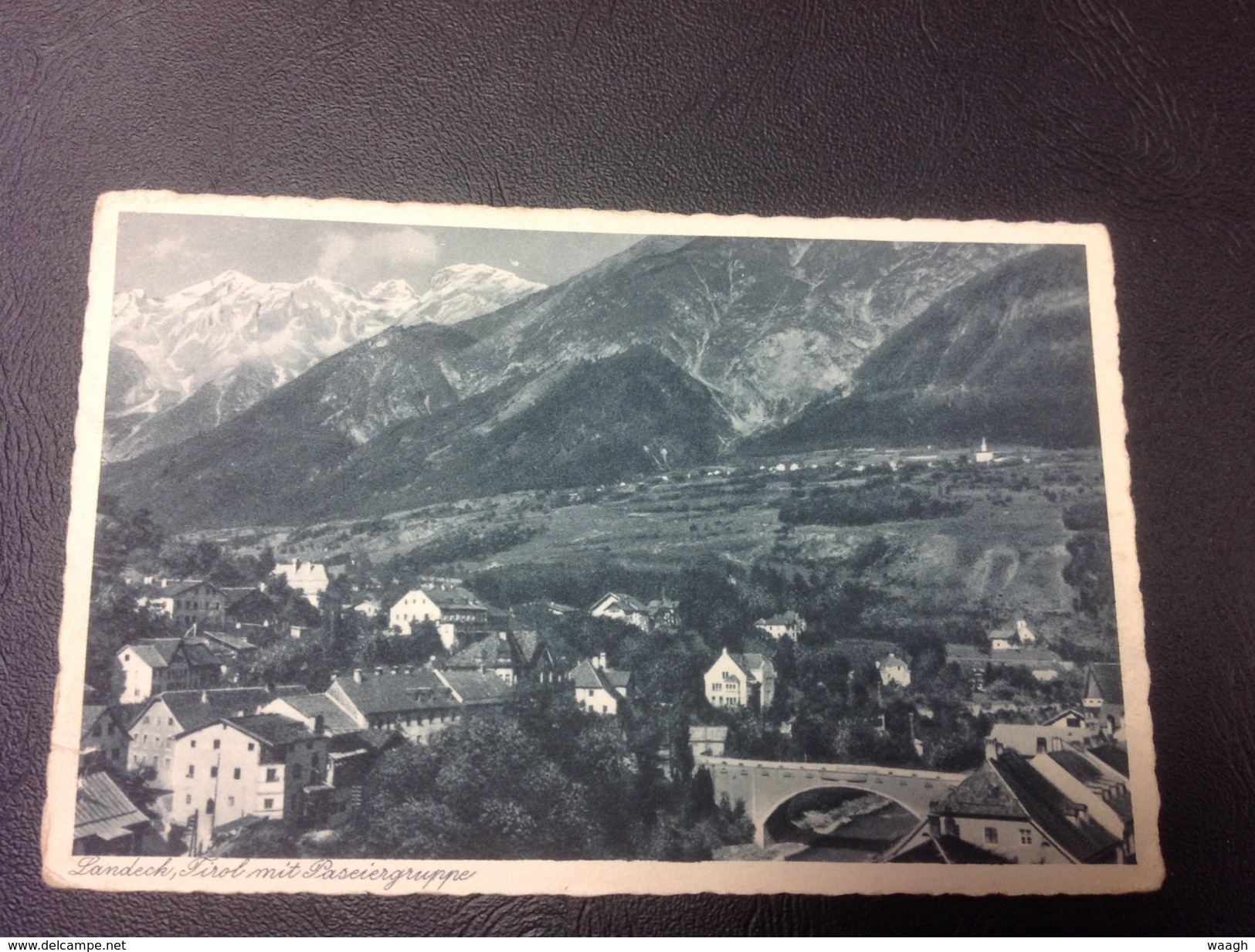 LANDECK Tirol Mit Paseiergruppe - 1937 Timbrée - Landeck