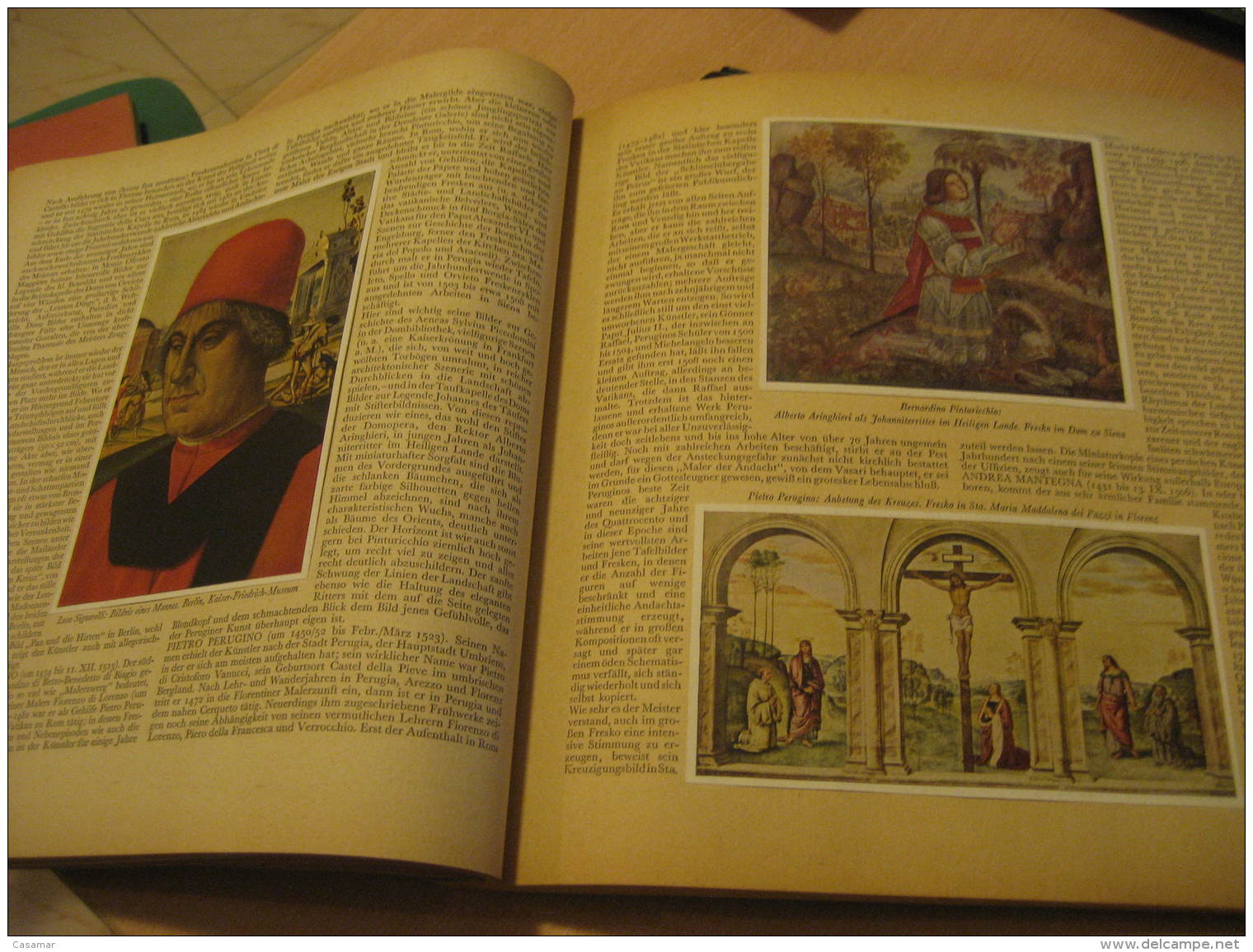 CIGARETTEN BILDERDIENST 101 Complete ALBUM Book Cards GOTHIC PAINTING RENAISSANCE German Language Period 1930's. 90 Page - Albums & Catalogues