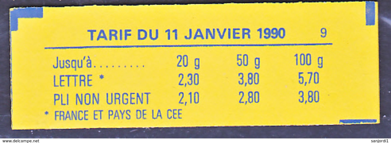 France 2614 C 7 Conf 9 Carnet Marianne De Briat Fermé Neuf ** TB MNH  Sin Charnela Cote 20 - Modernes : 1959-...