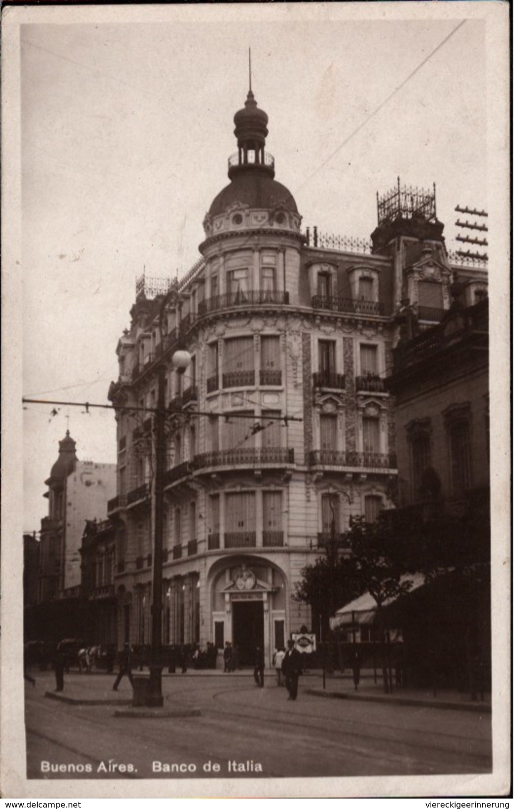 ! Alte Foto Ansichtskarte 1919 Buenos Aires Banco De Italia, Bankgebäude, Argentinien, Photo, Argentina - Argentine