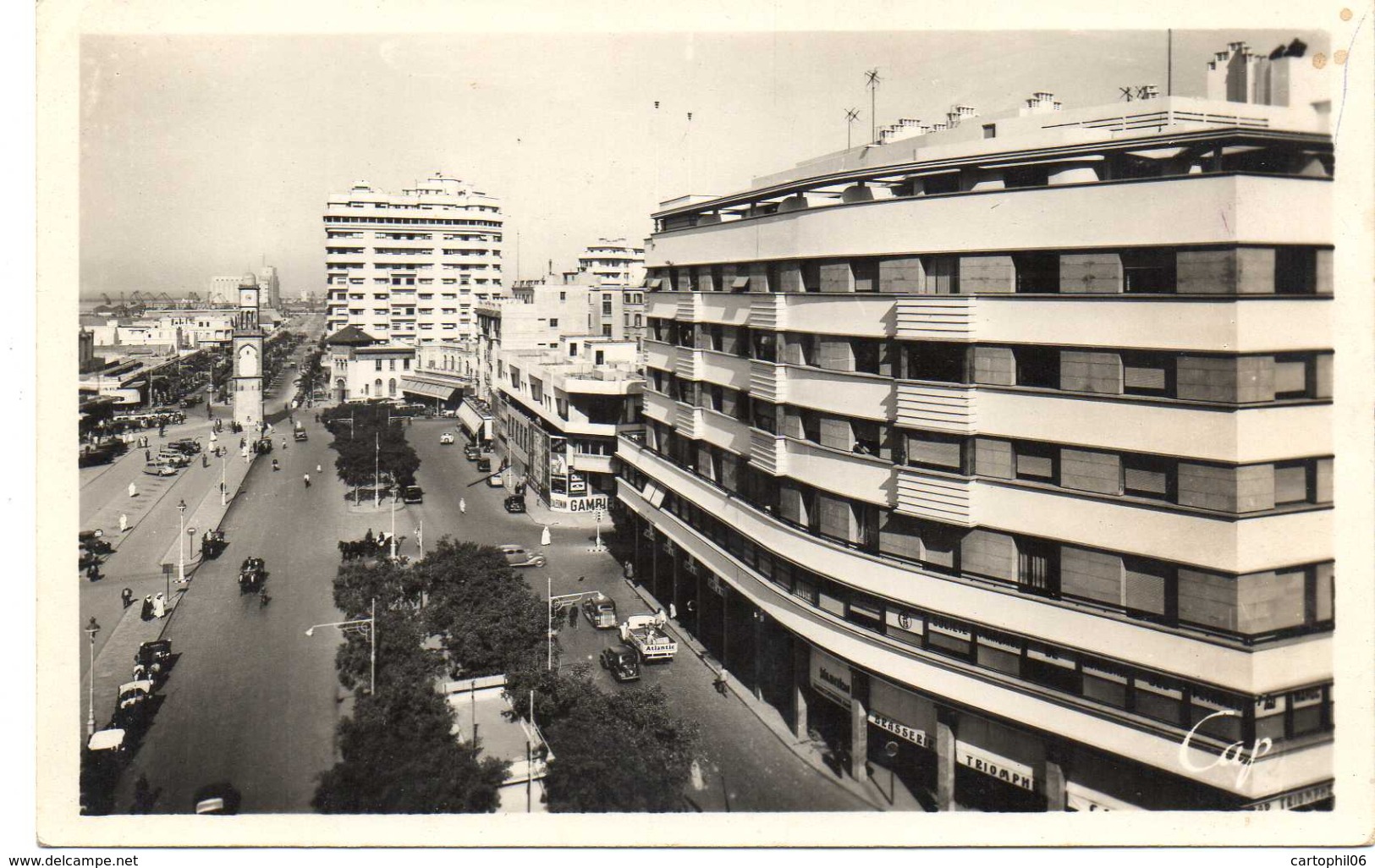 - MAROC - CPSM Vierge CASABLANCA - Place De France - Editions CAP 123 - - Casablanca