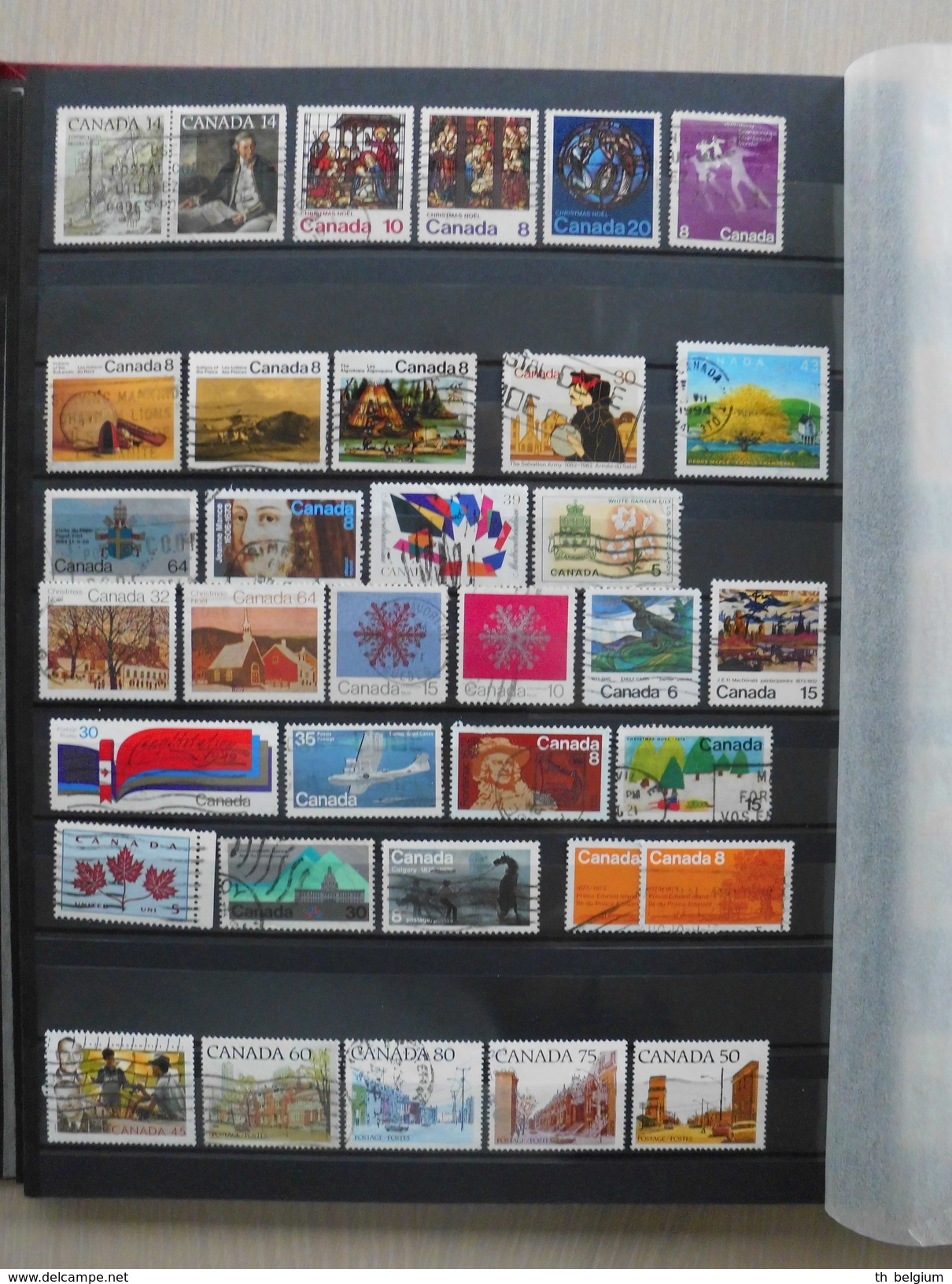Canada collection of used stamps (+- 533 stamps)