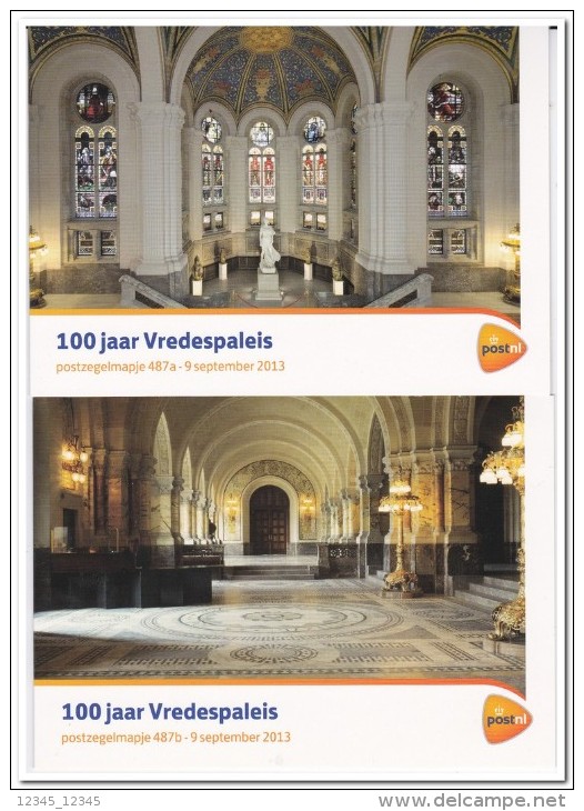 Nederland 2013, Postfris MNH, Folder 487, 100 Years Peace Palace - Neufs
