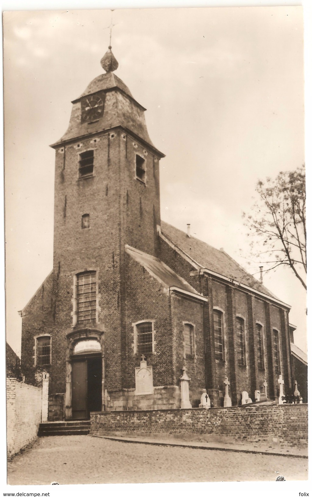 Leerbeek - Kerk - Echte Photo - Uitgave E.D.W. Kester - Gooik