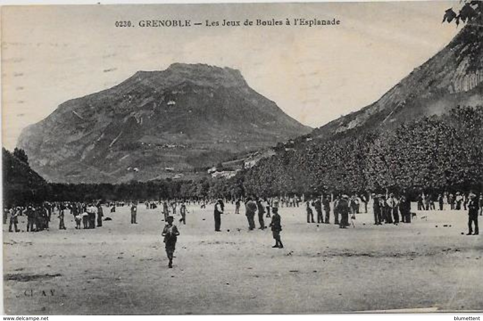 CPA Jeu De Boules Pétanque Circulé Grenoble - Regionale Spelen