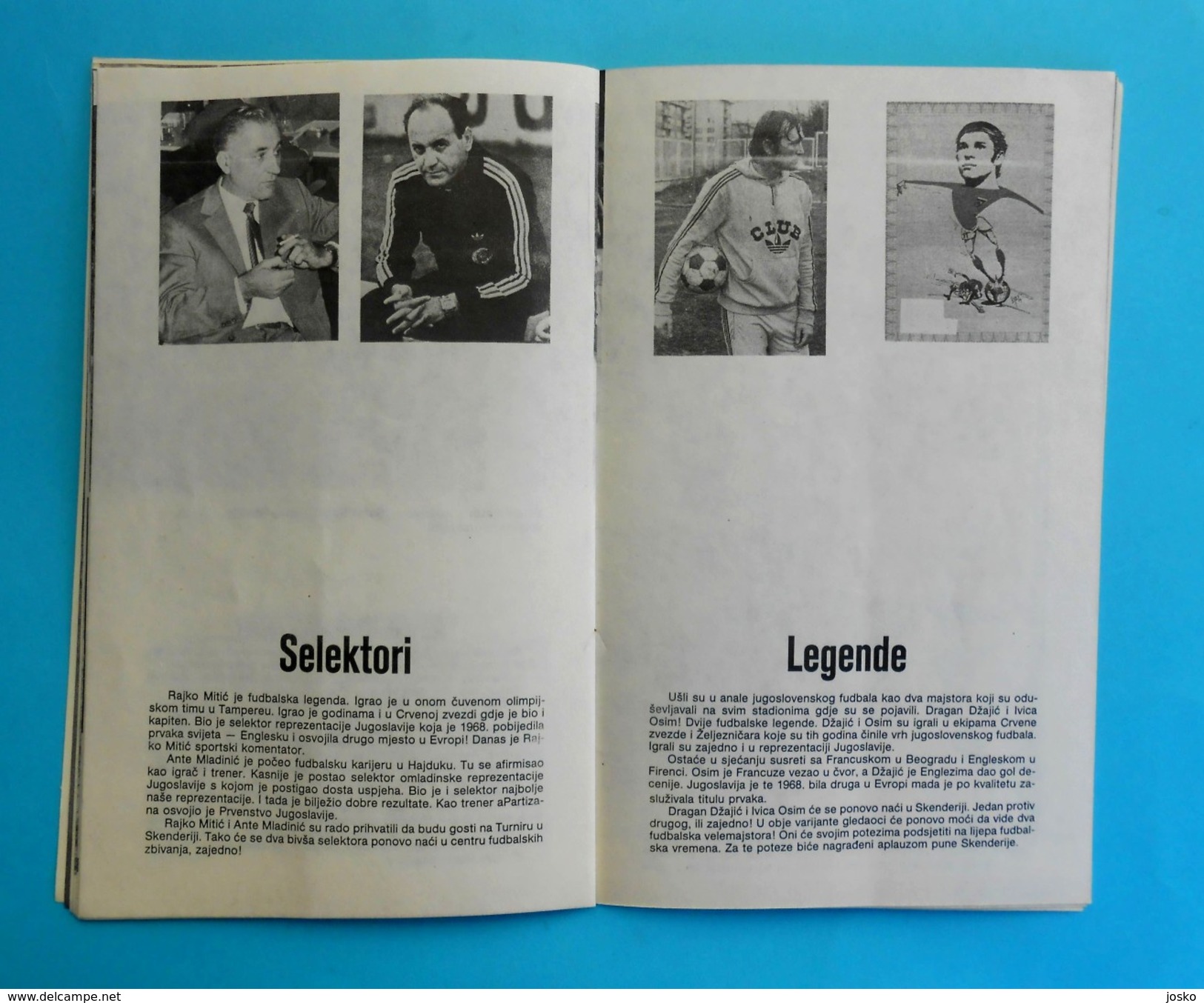 SARAJEVO 1980. - NEW YEAR TOURNAMENT ( indoor football - futsal ) - official programme * Bosnia Yugoslavia programm