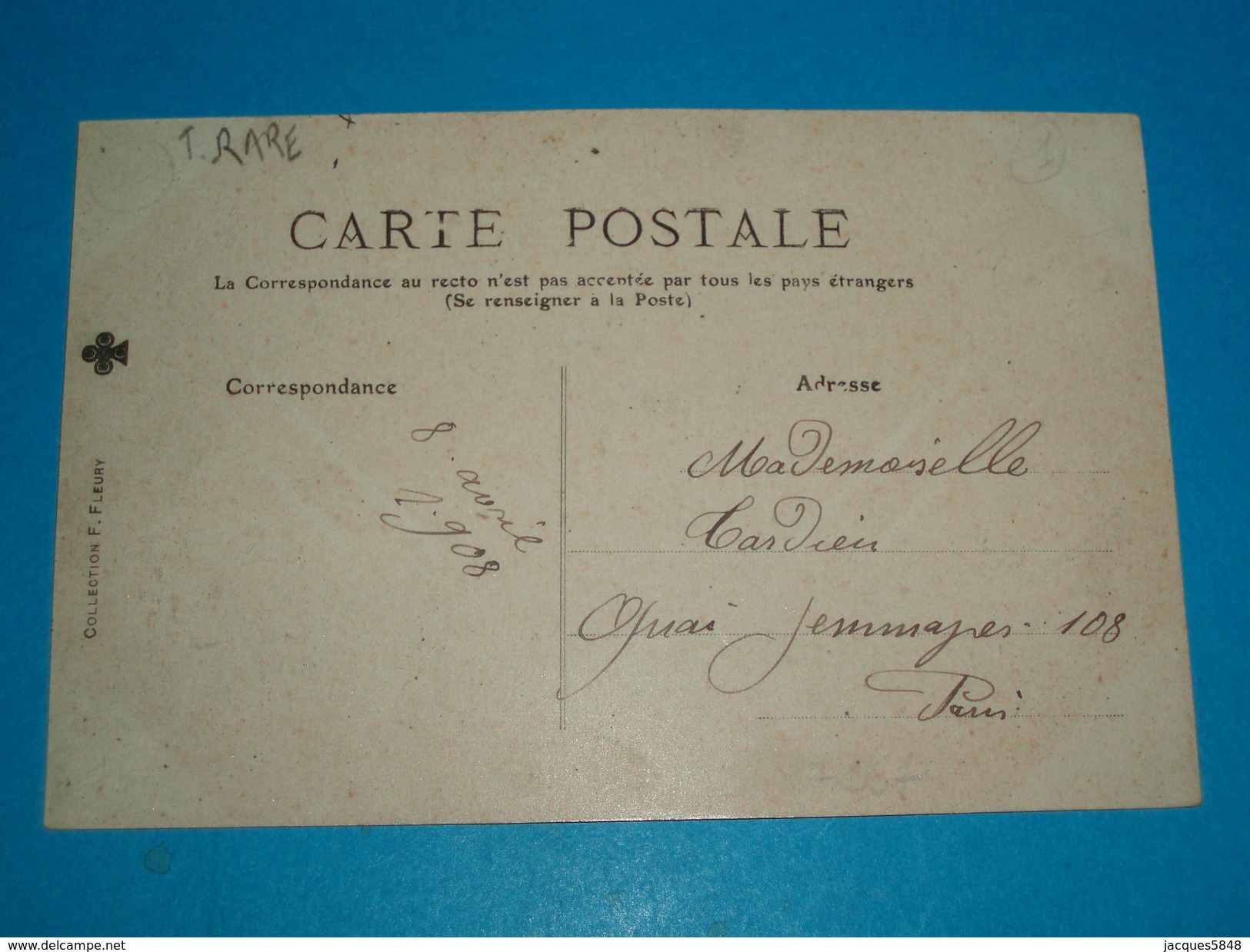 75 ) Paris  : Les égouts  N° 279 - Un Siphon Collecteur - Année 1908 - EDIT : Fleury - Autres & Non Classés