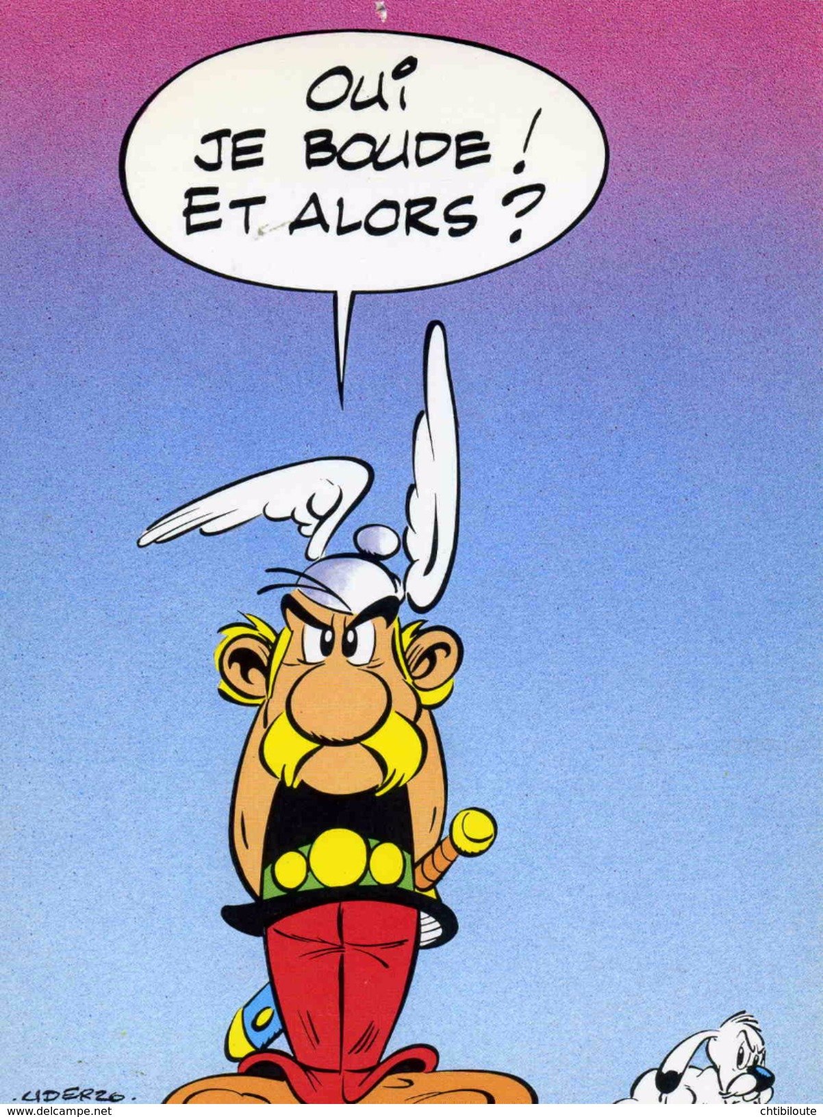 ILLUSTRATEUR    ILL  553    " UDERZO  "   ASTERIX / OBELIX     CPM / CPSM  10 X 15 - Sonstige & Ohne Zuordnung