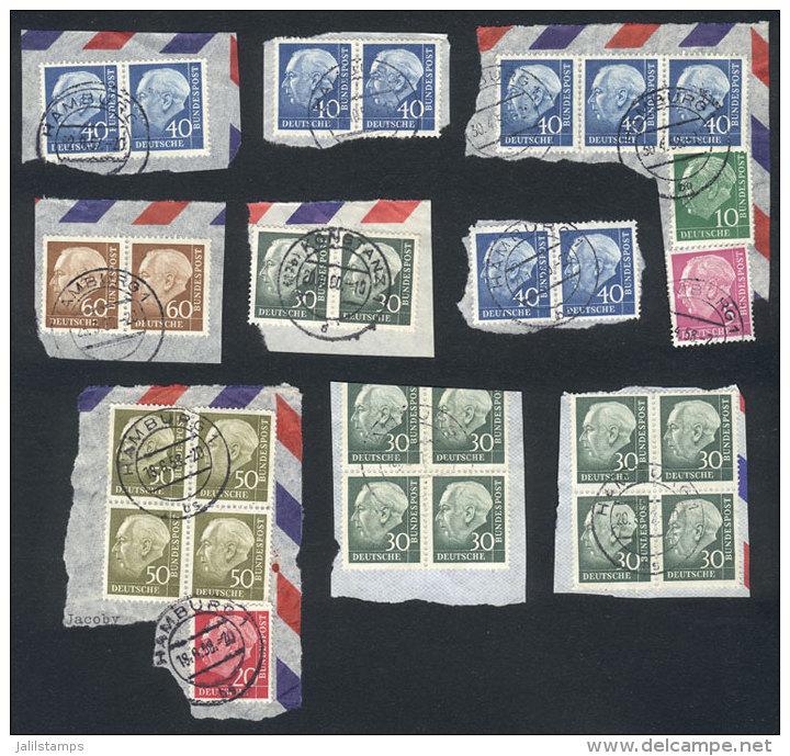 Lot Of Definitive Stamps, Including Many Used Horizontal Pairs, Michel Catalog Value &euro;1,396. - Collections
