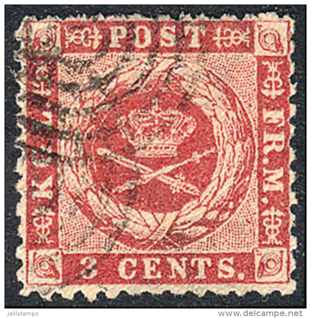 Sc.3, Used, VF Quality, With Guarantee Mark Of G. Buhler On Reverse, Catalog Value US$275. - Autres & Non Classés