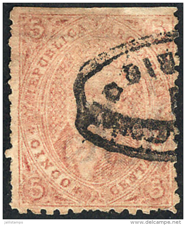 GJ.20j, 3rd Printing, MULATTO Variety, Imperforate Top Sheet Margin (also Horizontal Line Watermark At Top),... - Oblitérés