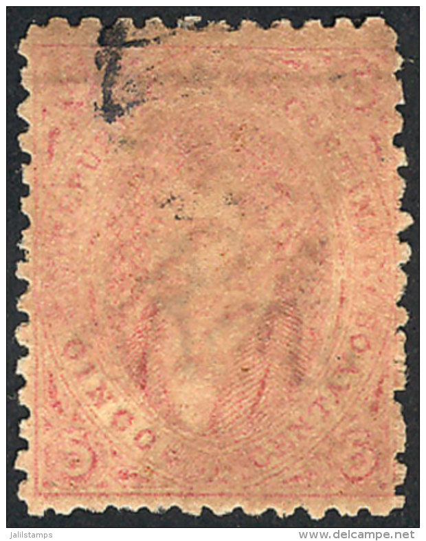 GJ.20, 3rd Printing, Almost Invisible, Very Rare Variety: TALLER STAMP (the Vignette Is 0.5 Mm Longer Than Normal,... - Gebruikt