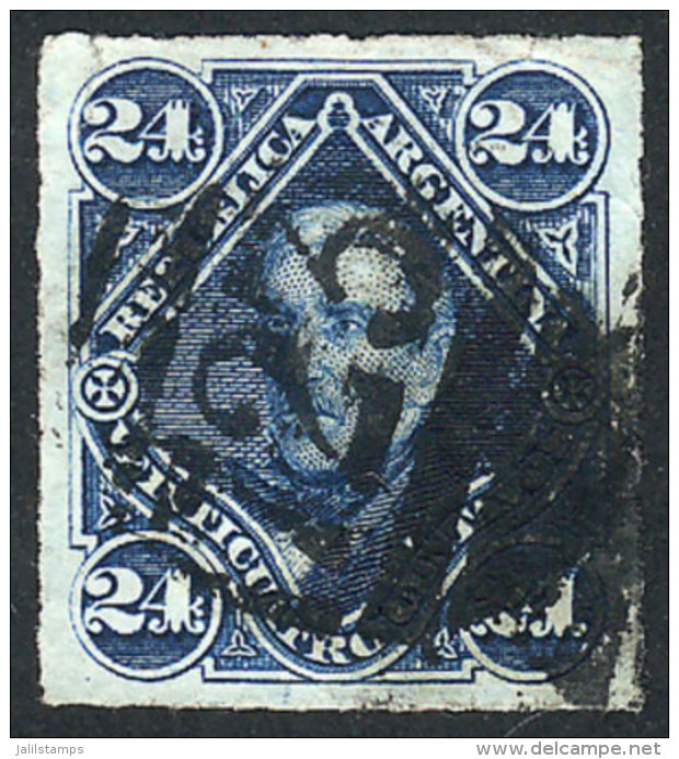 GJ.52, With English Numeral "723" Cancel, Superb, Extremely Rare! - Andere & Zonder Classificatie