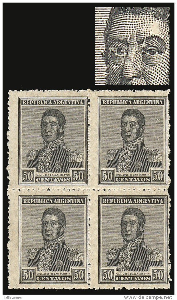 GJ.509, Block Of 4, One With RETOUCHES In Nose And Eye, VF Quality! - Other & Unclassified