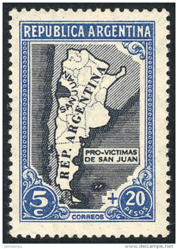 GJ.915A, Variety: Light Blue, MNH, With Small Guarantee Mark Of Haas &amp; Bley, VF Quality, Catalog Value US$60 - Sonstige & Ohne Zuordnung