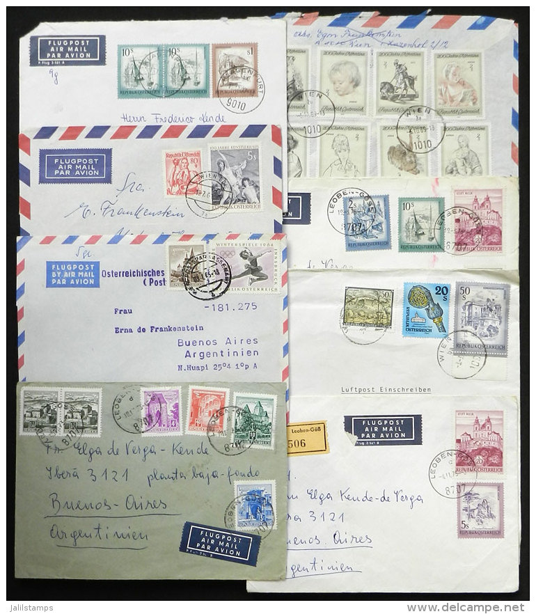 More Than 120 Covers (most Sent To Argentina), Very Nice Postages, Including High Values, Fine To VF Quality, Good... - Lettres & Documents