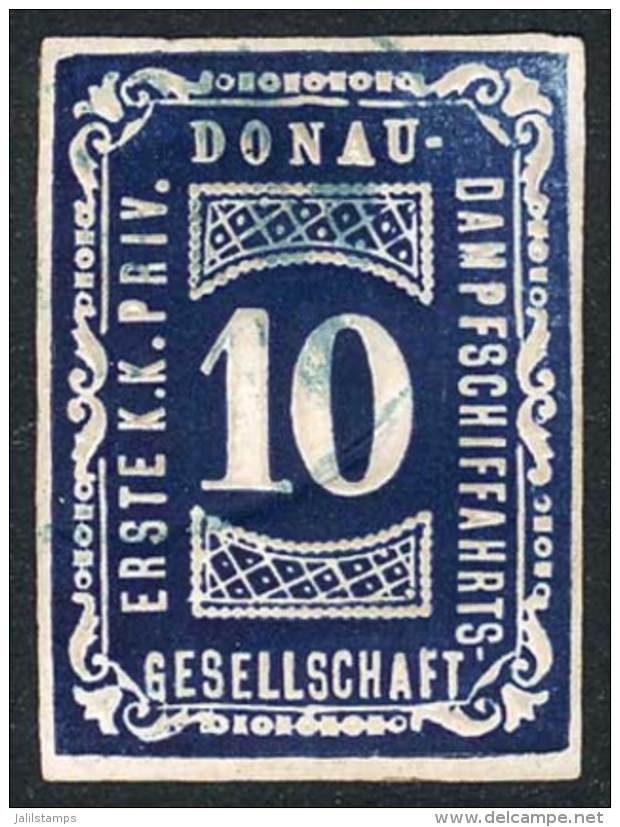 Cinderella Or Private Post Stamp Of The Donau DampSchiffart Gesellschaft, Used, VF Quality! - Other & Unclassified