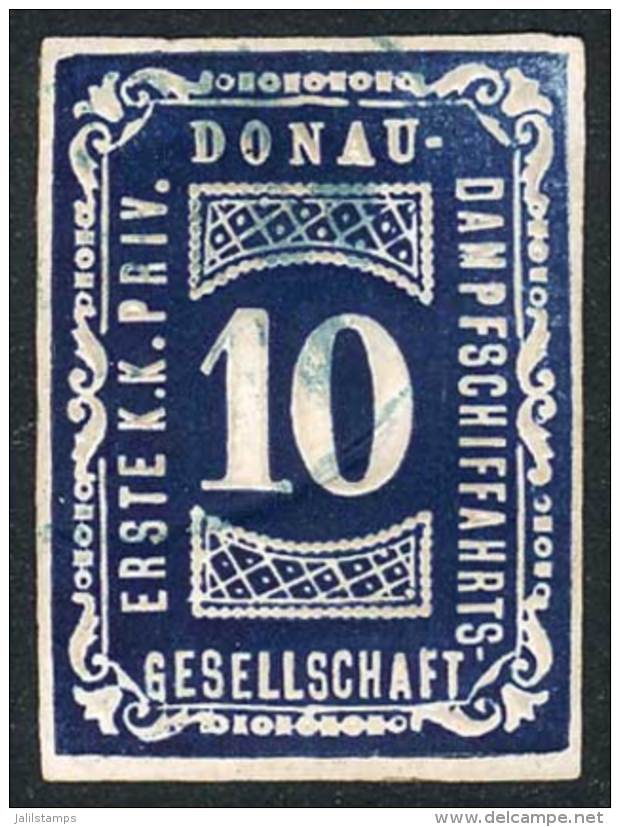 Cinderella Or Private Post Stamp Of The Donau DampSchiffart Gesellschaft, Used, VF Quality! - Andere & Zonder Classificatie