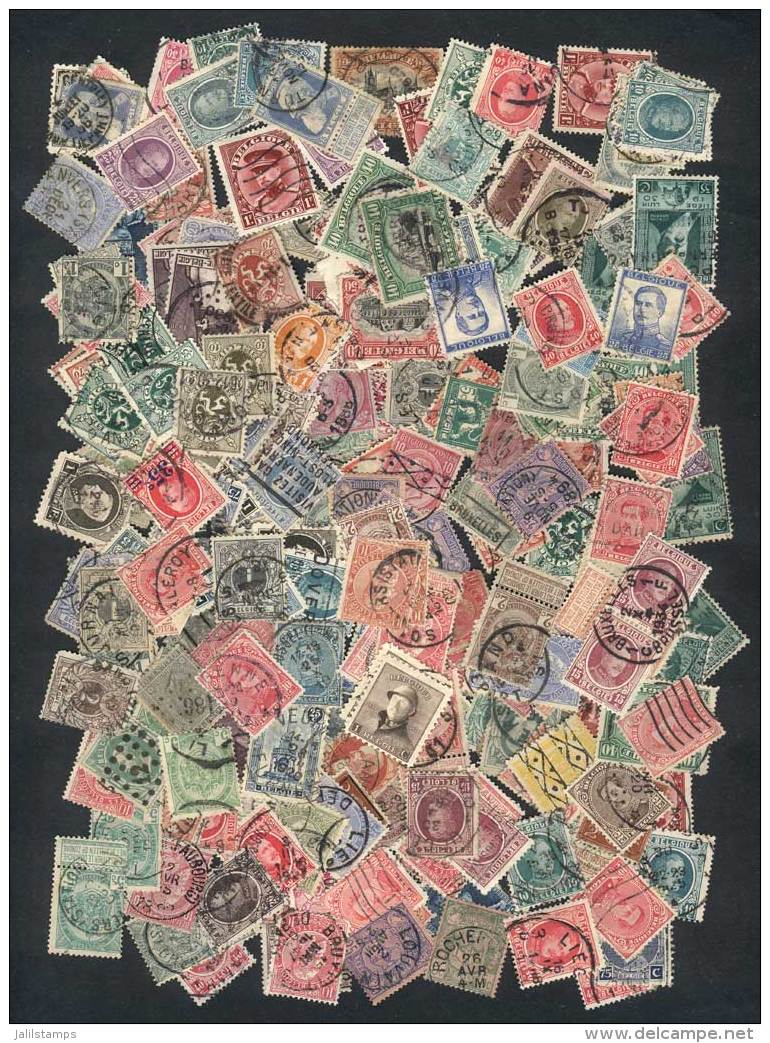 Several Hundreds Old Used Stamps, Fine To VF General Quality. Perfect Lot To Look For Scarce Cancels And Varieties,... - Verzamelingen